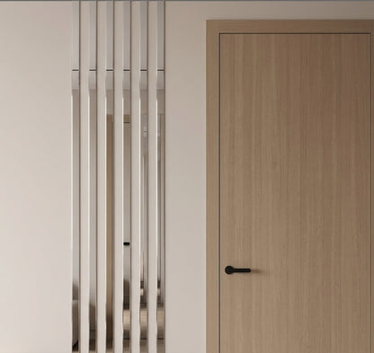 Set 5 Mirror Wall Decor Gauge Strips DFA (Silver stripes on the wall) Size 3.1m - 10-30mm (Y00005)