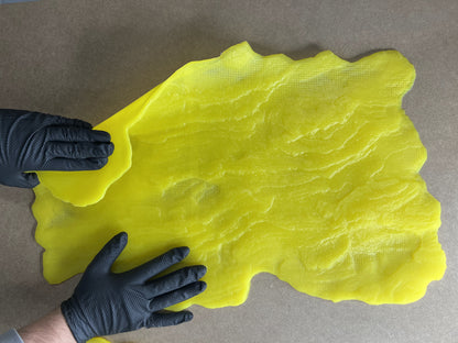 Silicone impression for decoration Stone texture (yellow) W00010