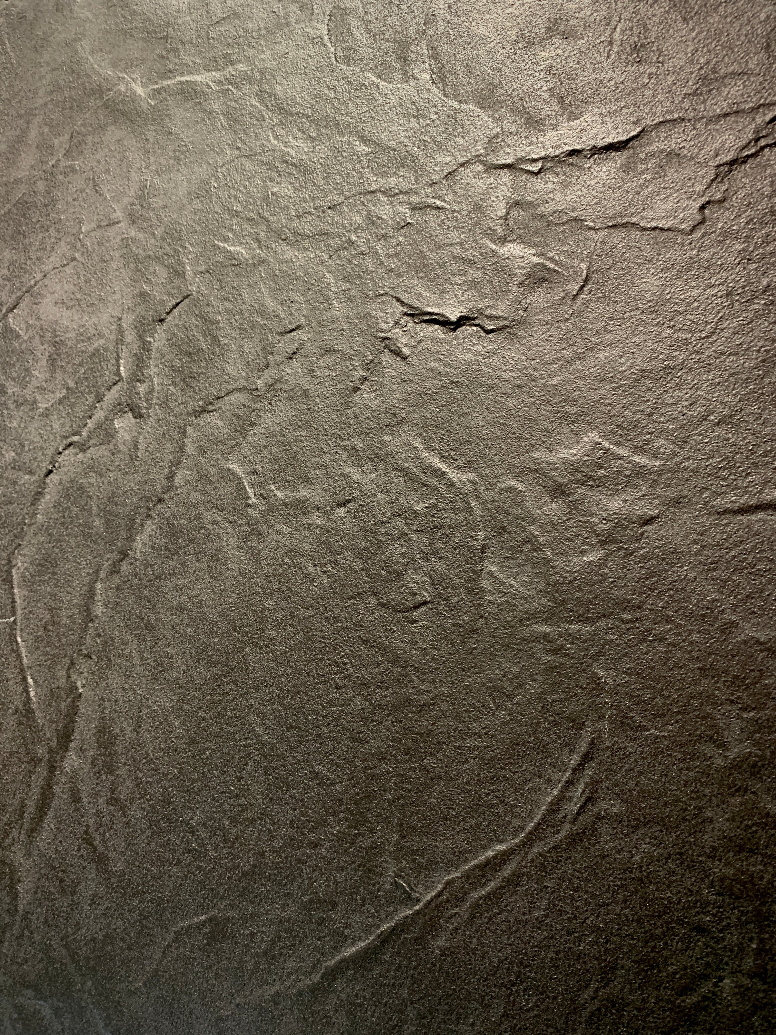 Silicone impression for decoration Stone texture (black) W00004