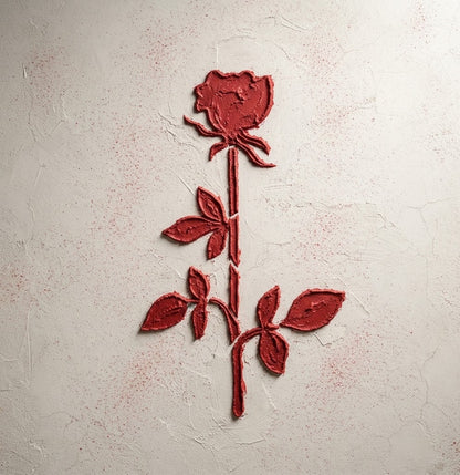 DFA "Flower" Stencil for Decoupage on Interior Decor Items (P00205)