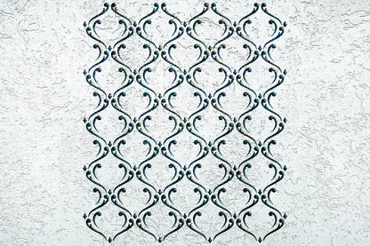 Reusable stencil DFA for decorative plaster and paint Oriental pattern 0.3-1mm (V00067)
