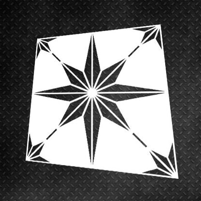 Stencil DFA Star, for plaster and paint 0.3-1mm (K00039)