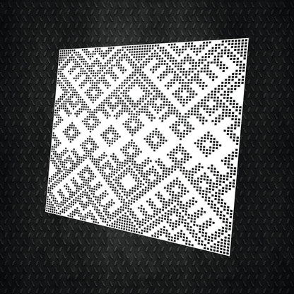 Stencil DFA Embroidery for plaster and paint 0.3-1mm (Z00033)