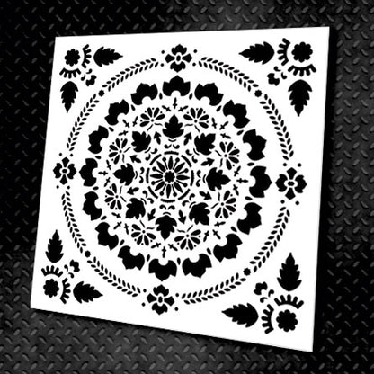 Decorative stencil DFA square pattern, 0.3-1mm (K00013)