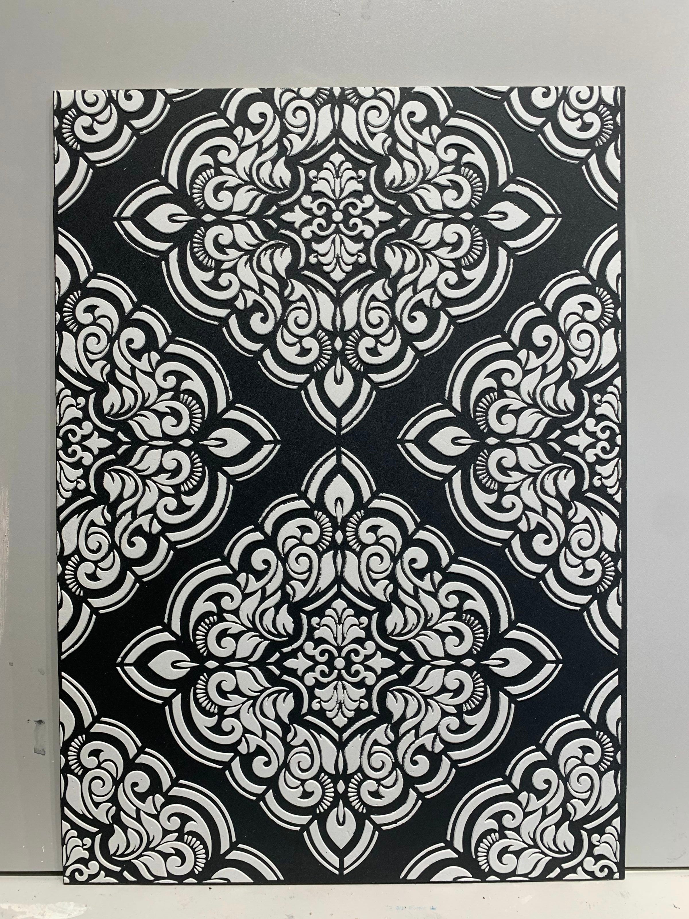 Stencil for decoration DFA Royal Damascus, for putty and paint, 0.3-1mm (D00035)