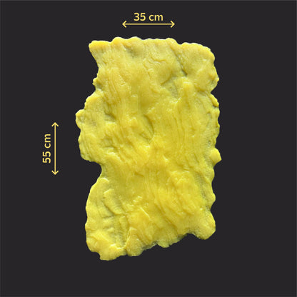 Silicone impression for decoration Stone texture (yellow) W00010