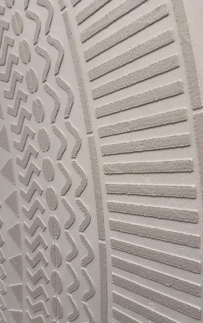 Stencil DFA reusable Round pattern for plaster and paint 0.3-1 mm (С00111)
