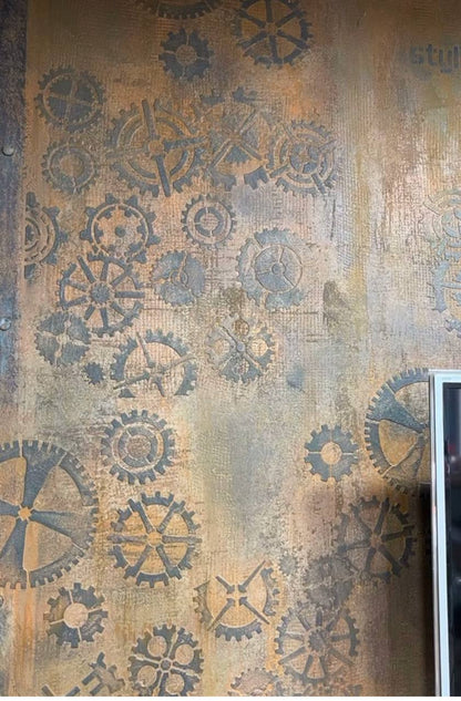 Loft aesthetics in detail - stencil DFA Mechanism for decorative decoration 0.3-1 mm (L00006)