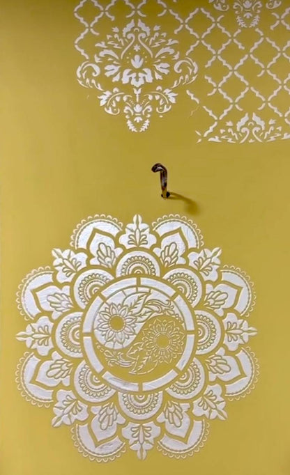 Create balance and style with DFA Yin Yang Wall Decor Stencil 0.3-1mm (C00050)