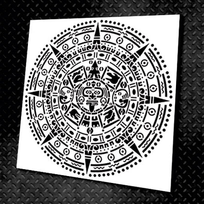 Stencil DFA reusable Round pattern 46 for plaster and paint 0.3-1mm (C00046)
