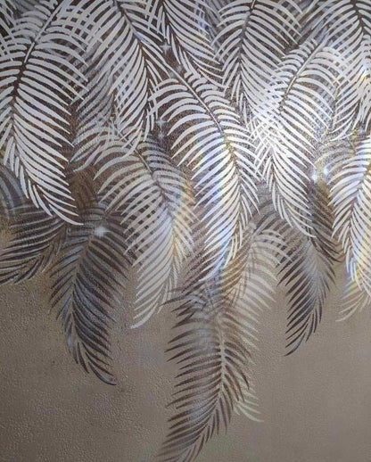 Stencil DFA for decoration Nature Palm leaf for plaster and paint 0.3-1mm (Р00003)
