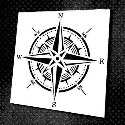 Accent the interior with an original pattern - stencil DFA Compass 0.3-1 mm (C00036)