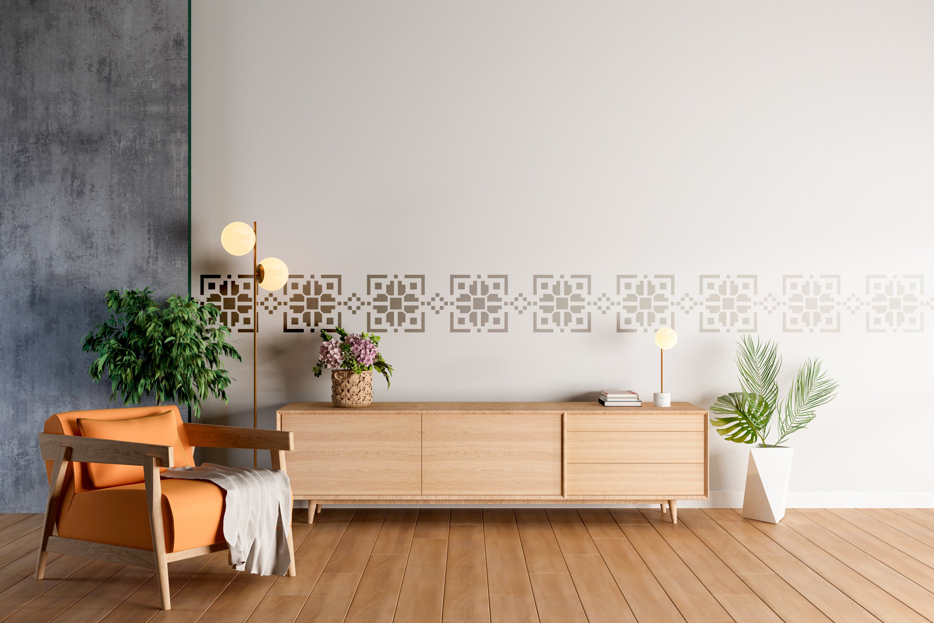 Stencil DFA Embroidery for plaster and paint 0.3-1mm (Z00051)