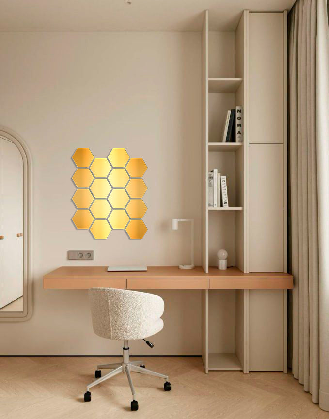 Mirror decor DFA Sota - visual expansion of space and elegance, 8 pcs/16 pcs (YA00027)