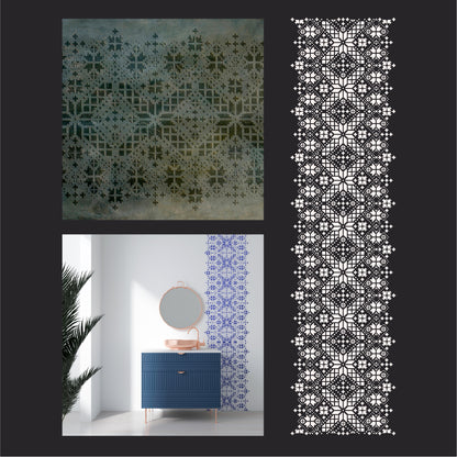 DFA Stencil "Vyshyvanka": Add the soul and authentic beauty of Ukrainian traditions 0.3-1 mm (Z00077)