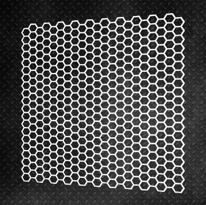 Trendy geometric decor in a few steps with DFA stencil Geometry Honeycomb 0.3-1 mm (G00030)