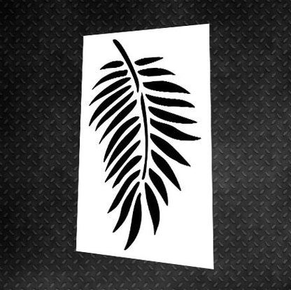 Stencil DFA for decoration Nature Palm leaf for plaster and paint 0.3-1mm (Р00011)