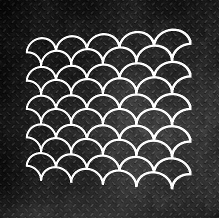 Reusable stencil DFA for decorative plaster Geometry Large scales for plaster and paint 0.3-1mm (G00051)