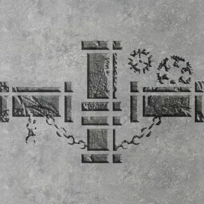 Stencil DFA reusable for decorative plaster Loft 23 (L00030)