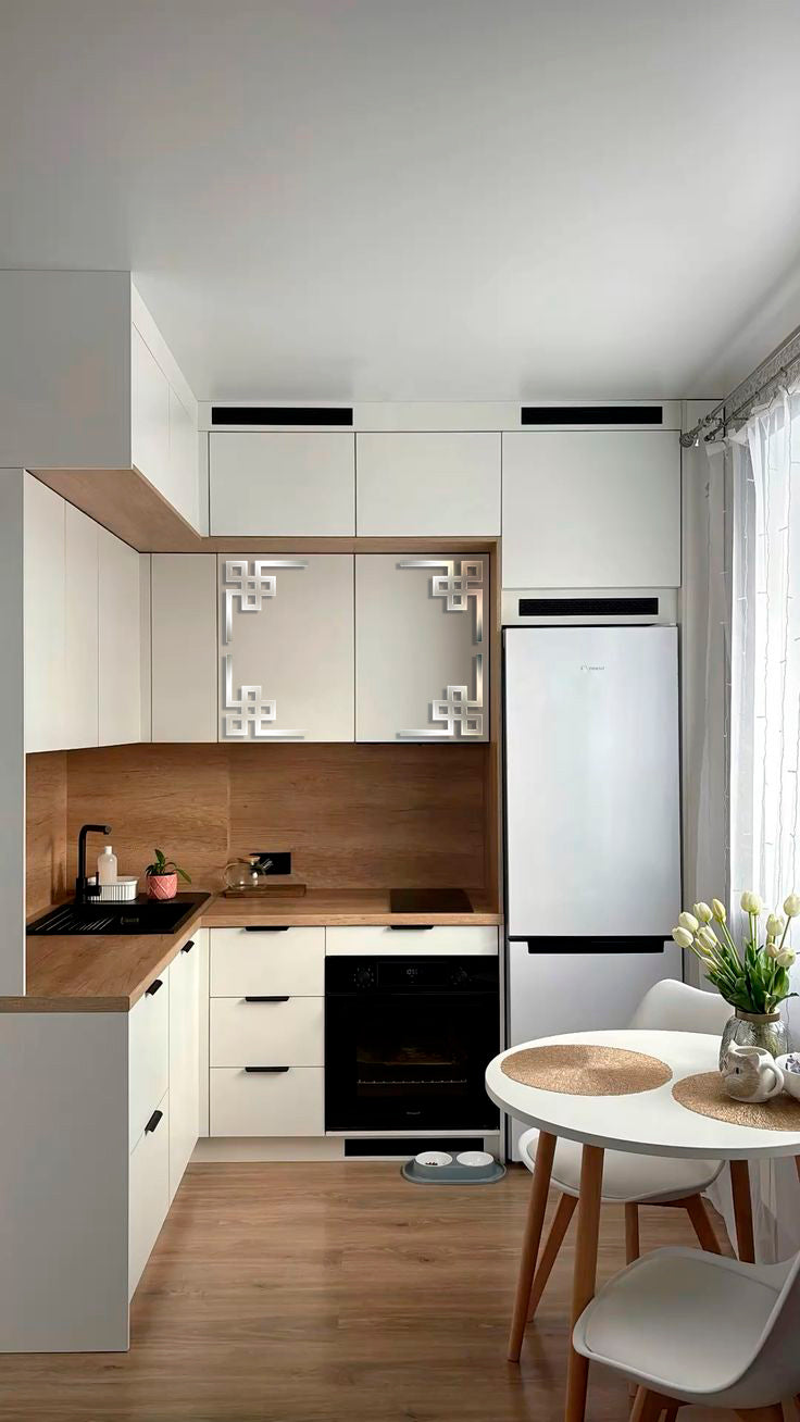 DFA Mirror Decor Corner Pattern - Visual Space Expansion and Style 2pcs/4pcs (YA00035)