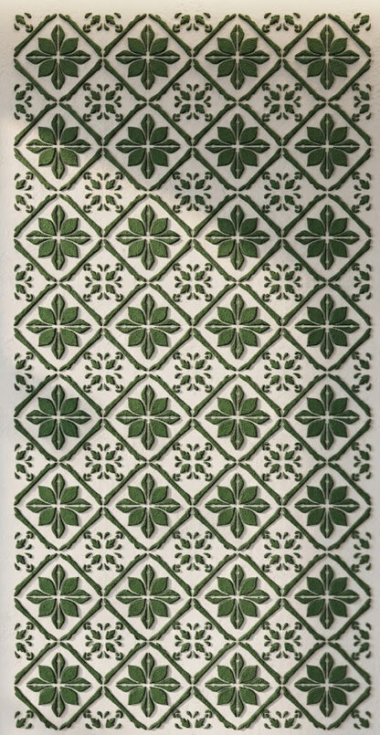 Square Patterns for Vibrant Interiors: DFA 0.3–1 mm Decorative Stencil (K00137)