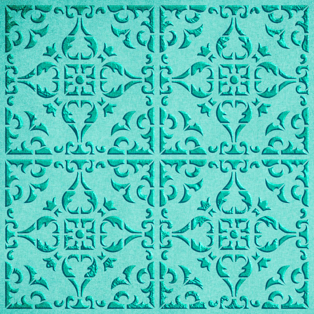 Easy decoration: reusable stencil DFA - square ornament 0.3-1 mm (K00129)