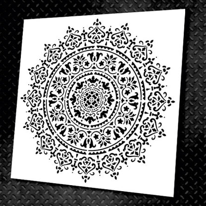 Spectacular circular pattern with DFA stencil - simple, fast, stylish 0.3-1 mm (C00013-d2)