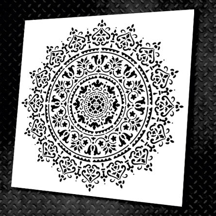 Spectacular circular pattern with DFA stencil - simple, fast, stylish 0.3-1 mm (C00013-d2)