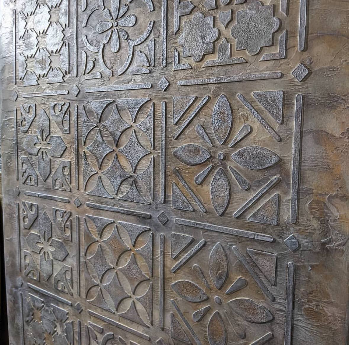 Update the interior easily - stencil DFA Square patterns for bright accents 0.3-1 mm (K00004)