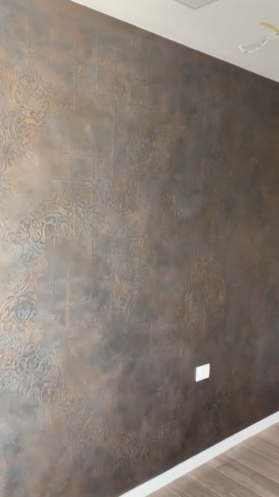 Stencils DFA set for decoration under plaster and paint (Damask 25 + Damascus 22 + Oriental 21) 0.3-1 mm (N00130)