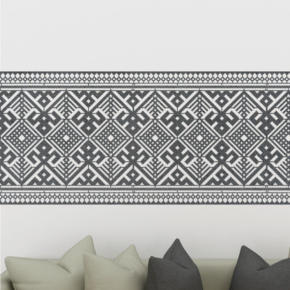 Ethno Stencil DFA Embroidery for plaster and paint 0.3-1mm (Z00038)