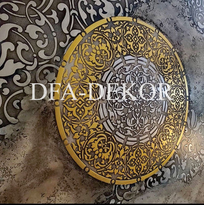 Add charm to walls with DFA Stencil Round Pattern 0.3-1mm (C00014)