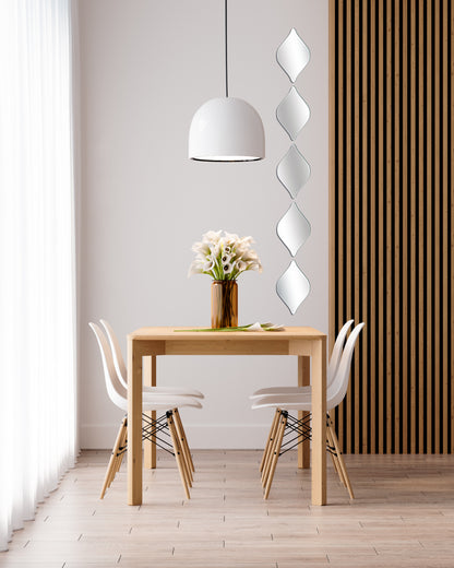 Quick Transformation: DFA Rhombus Mirror Decor to Update Your Home, 5pcs/10pcs/15pcs (YA00009)