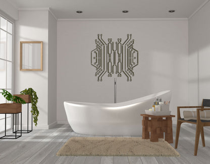 Reusable stencil for decorative plaster Loft 13 Scheme (L00013)