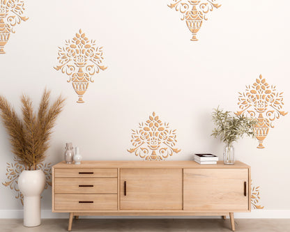 DFA Damask stencil: create a royal wall design easily and quickly 0.3-1 mm (D00067)