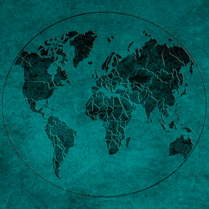 DFA Globe stencil for creating a unique wall design 0.3-1 mm (С00135)
