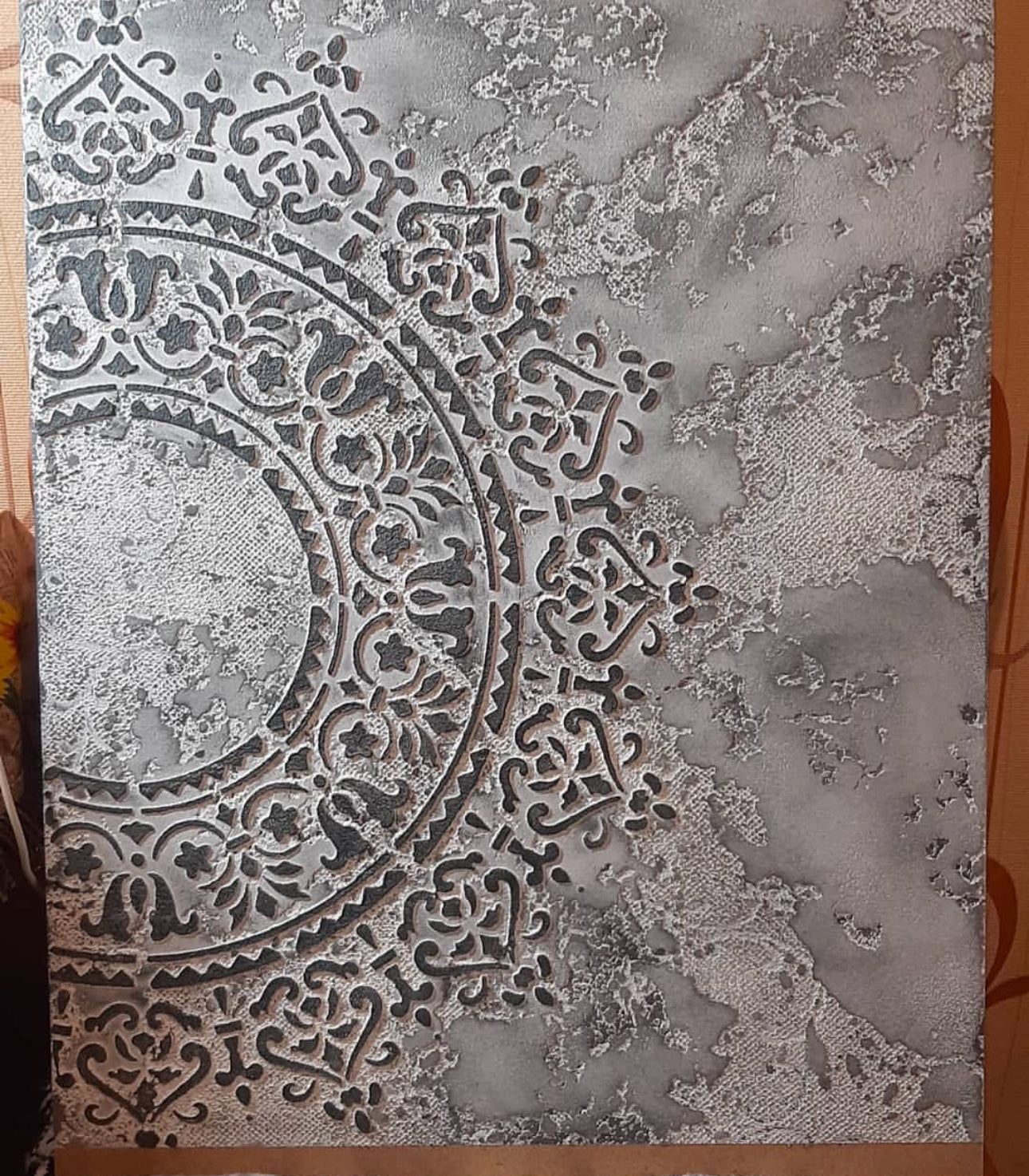 Spectacular circular pattern with DFA stencil - simple, fast, stylish 0.3-1 mm (C00013-d2)