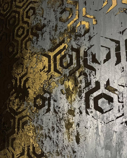 Unique geometric interior design with DFA stencil Geometry 0.3-1mm (G00025)