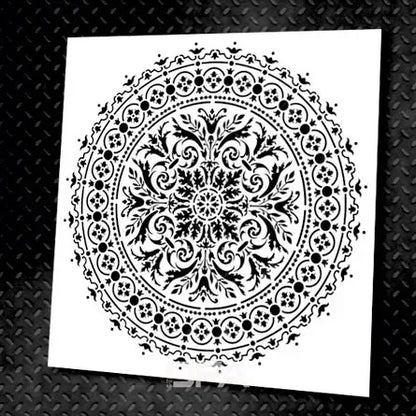 Trendy round motifs - create an interior with character stencils DFA 0.3-1 mm (С00025-d)