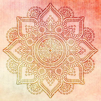 DFA Stencil "Mandala" - easily create beautiful and symmetrical decor 0.3-1 mm (С00139)