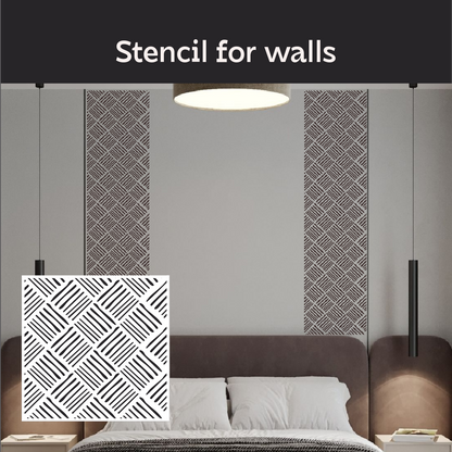 Create modern art decor with the DFA Loft stencil (0.3–1 mm, L00064)