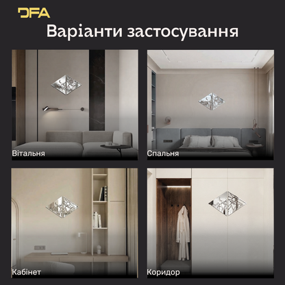 Mirror decor: a with a modern twist (YA00109)