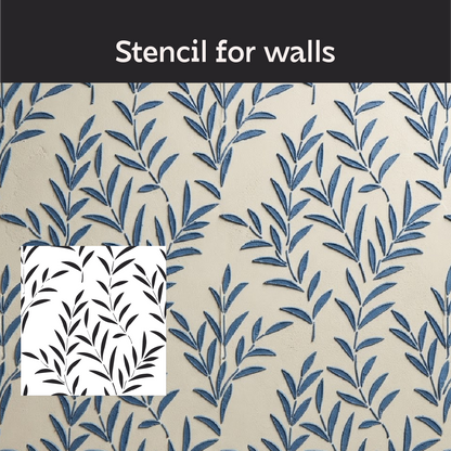 DFA Reusable Stencil "Nature" for Plaster and Paint 0.3–1 mm (P00196)