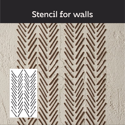 Create modern art decor with the DFA Loft stencil (0.3–1 mm, L00066)