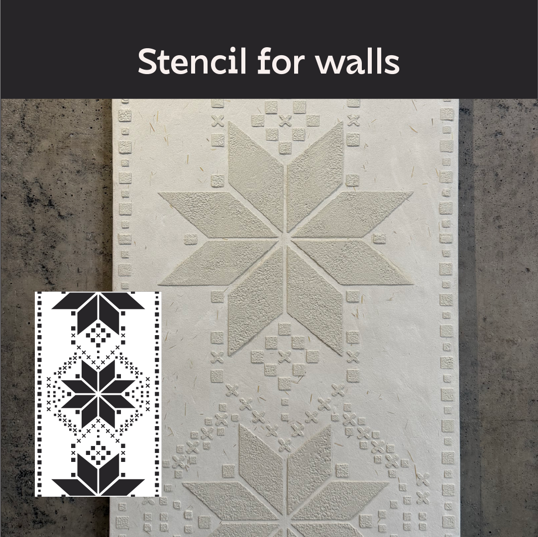 Stylish Ukrainian ornament easily with DFA Vyshyvanka stencil 0.3-1 mm (Z00088)