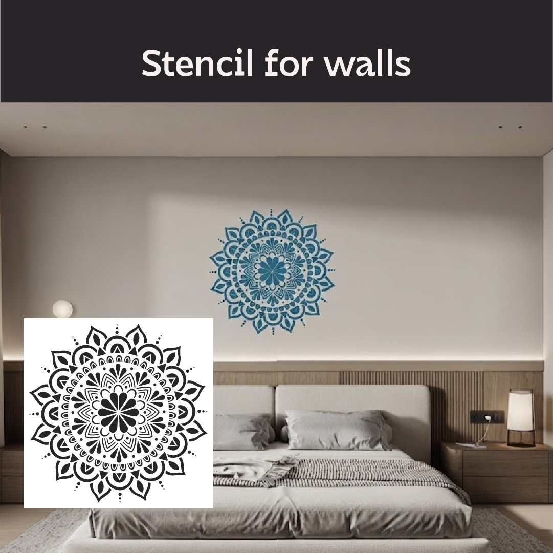 Elegant decorative accent – DFA stencil Round pattern 0.3-1 mm (C00155)