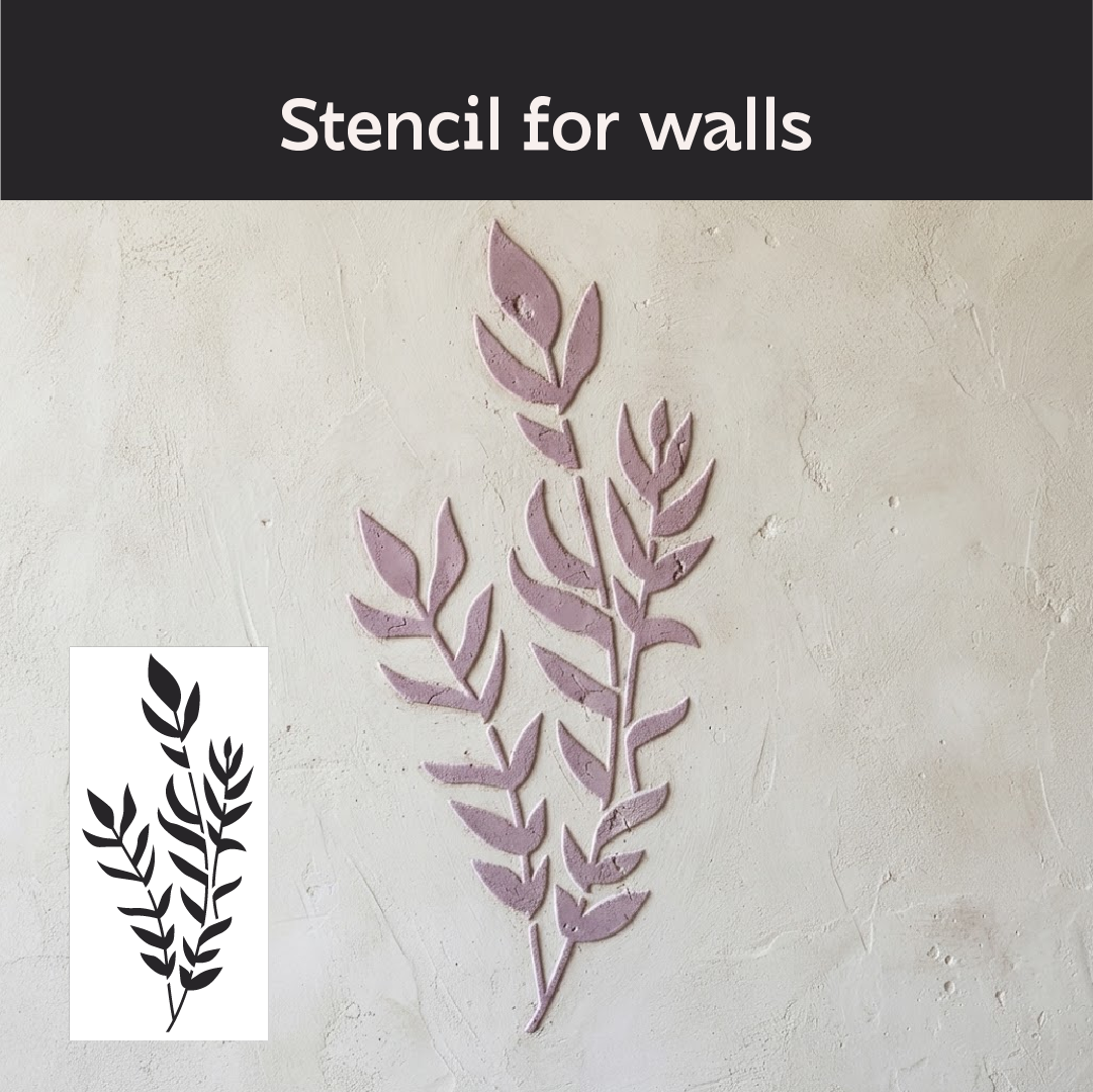 DFA "Flower" Stencil for Decoupage on Interior Decor Items (P00206)