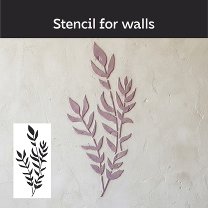 DFA "Flower" Stencil for Decoupage on Interior Decor Items (P00206)