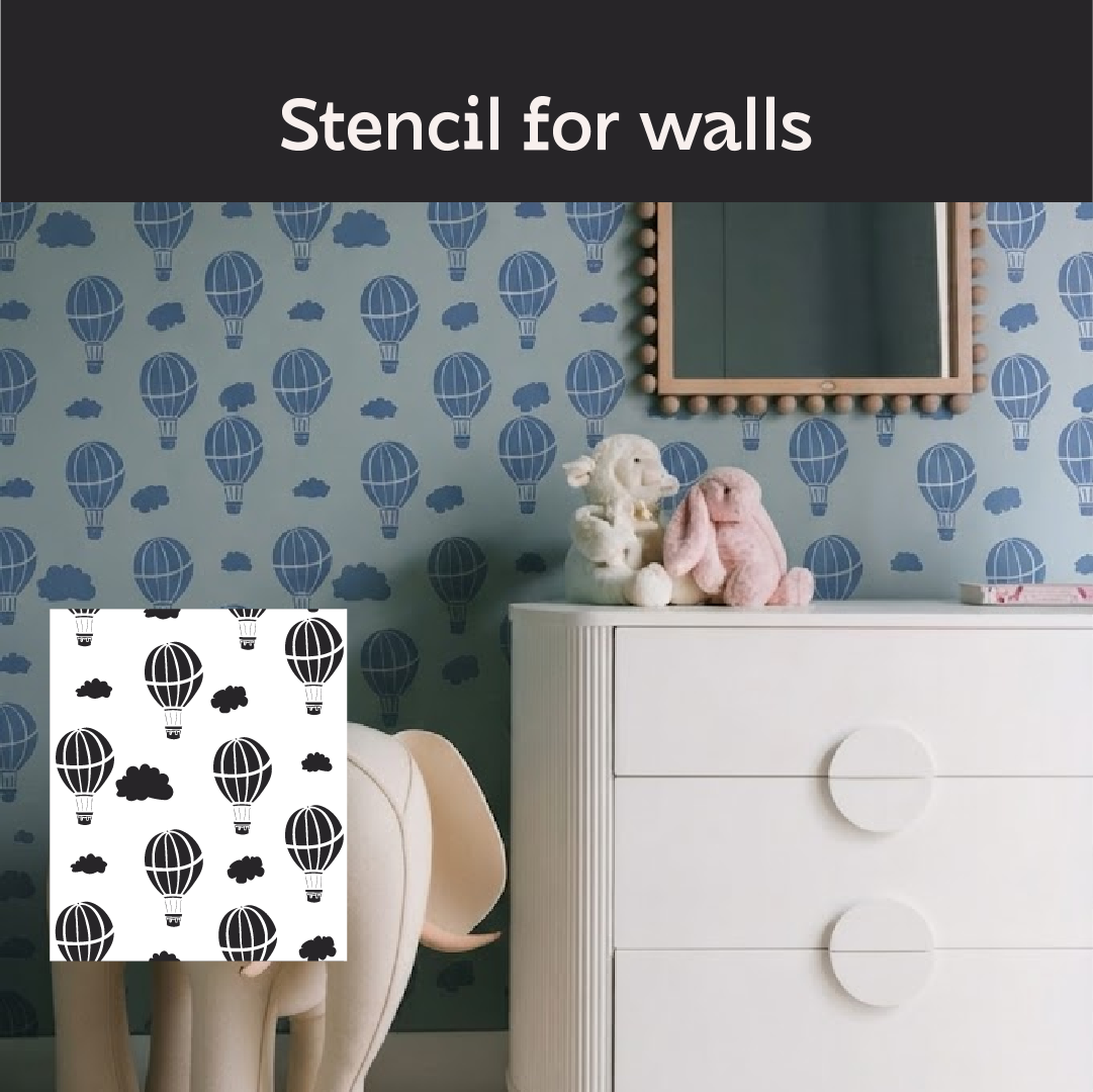 "Balloons" photo wallpaper — a magical atmosphere in the children's room (material DFA 0.3–1 mm, art. E00094)
