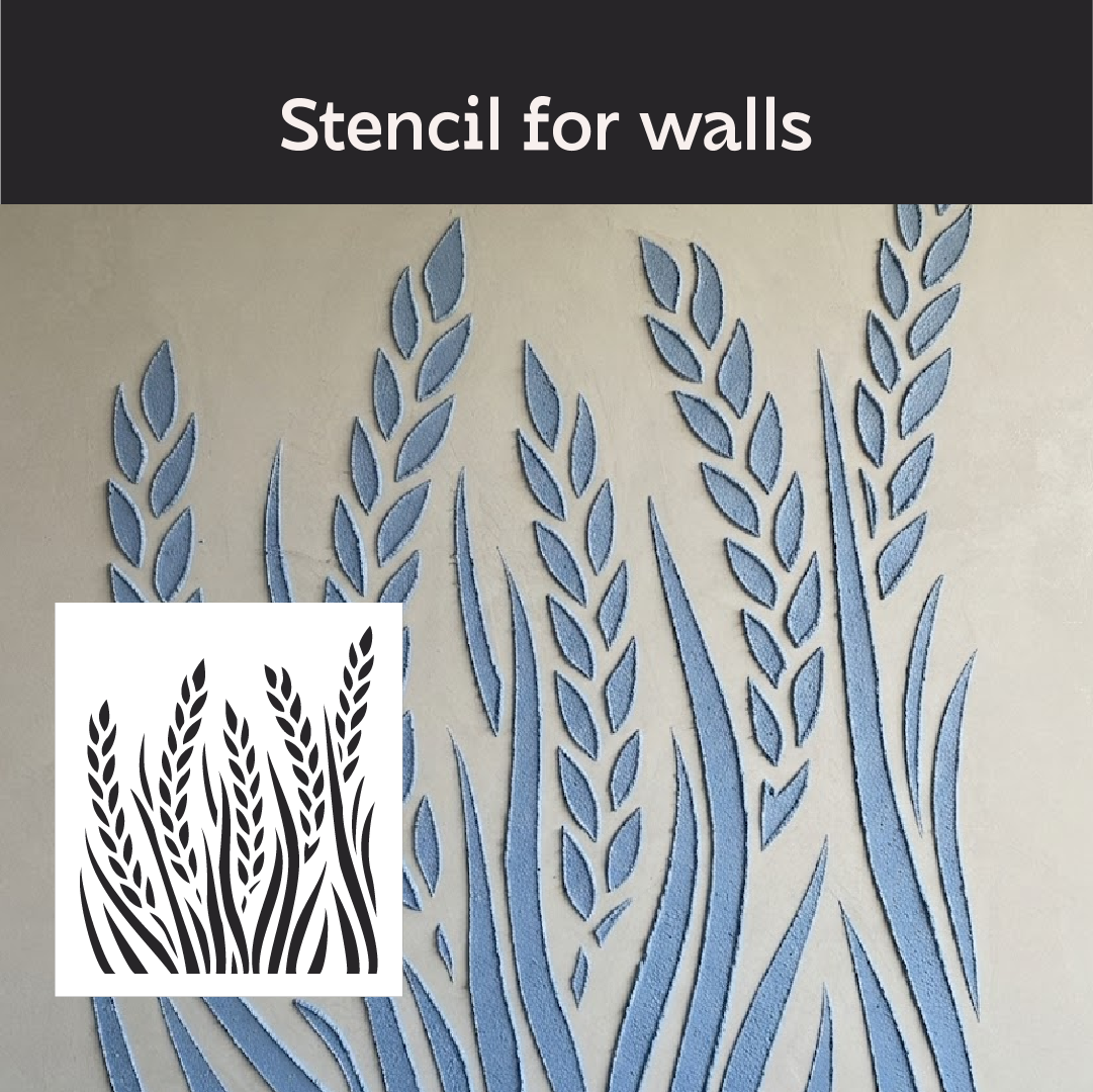 DFA Reusable Stencil "Nature" for Plaster and Paint 0.3–1 mm  (P00193)